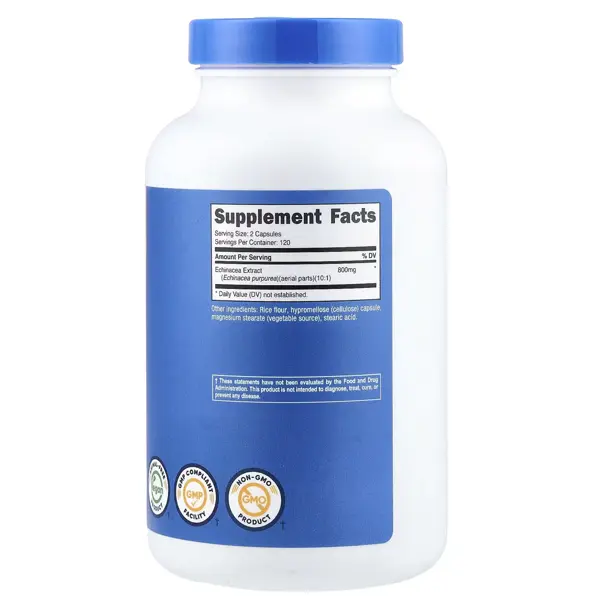 Nutricost Echinacea 800 mg Capsules